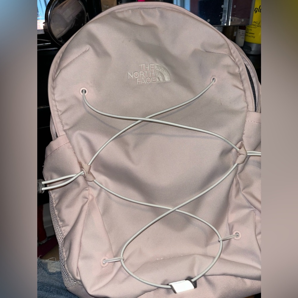 North face pink backpack limited edition